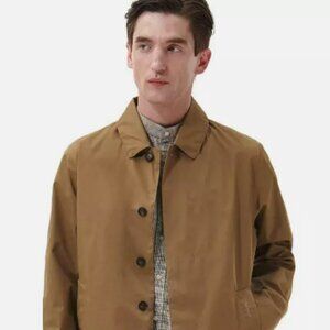 The BARBOUR LORDEN Waterproof Car Jacket Sand/Forest Mist MSRP$360 Great Reviews